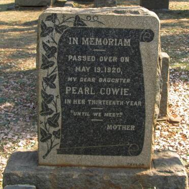 COWIE Pearl -1920
