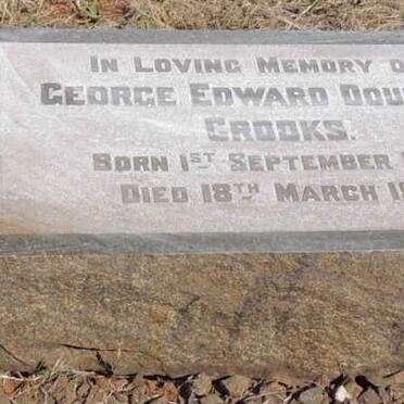 CROOKS George Edward Douglas 1903-1940