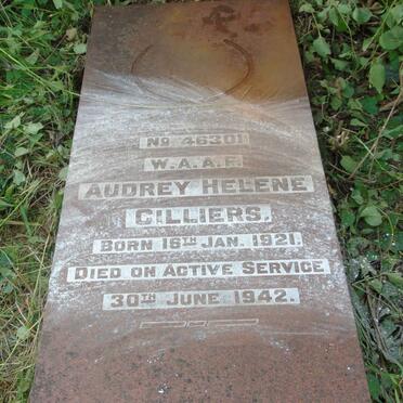 CILLIERS Audrey Helene 1921-1942