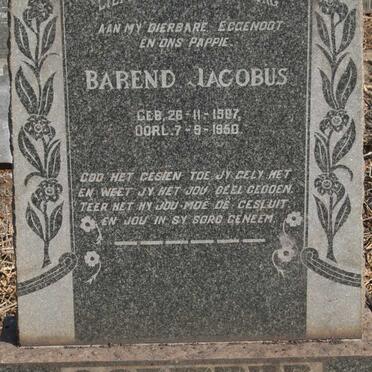 COETZEE Barend Jacobus 1907-1950