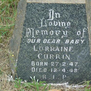 CURRIN Lorraine 1947-1948