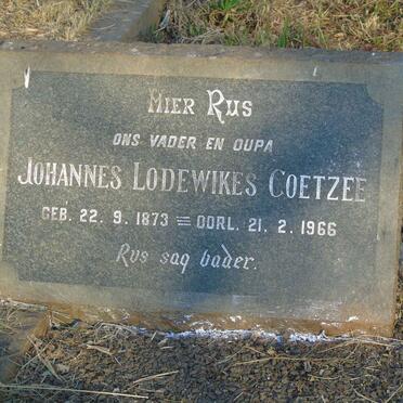 COETZEE Johannes Lodewikes 1873-1966 & Judith Johanna 1873-1964_2