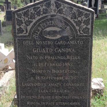 CANOVA Giusto 1887-1936