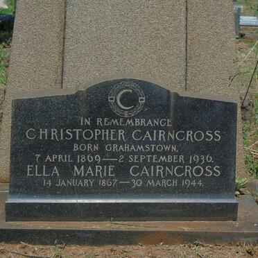 CAIRNCROSS Christopher 1869-1936 & Ella Marie 1867-1944