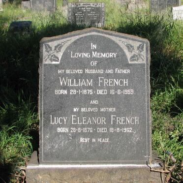 FRENCH William 1875-1959 &amp; Lucy Eleanor 1876-1962