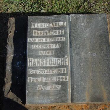 FOUCHE Hans 1918-1946