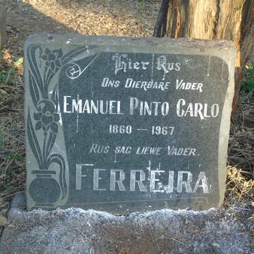FERREIRA Emanuel Pinto Carlo 1860-1967