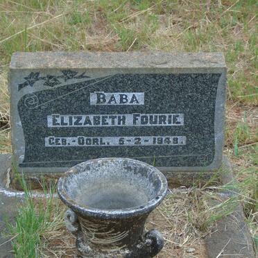 FOURIE Elizabeth 1948-1948