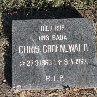 GROENEWALD Chris 1963-1963