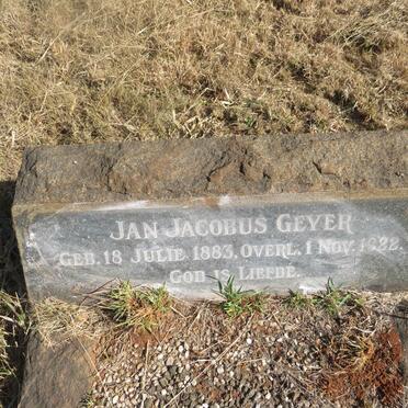 GEYER Jan Jacobus 1883-1922