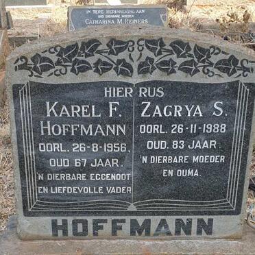 HOFFMANN Karel F. -1956 & Zagrya S. -1988