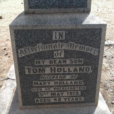 HOLLAND Tom -1919