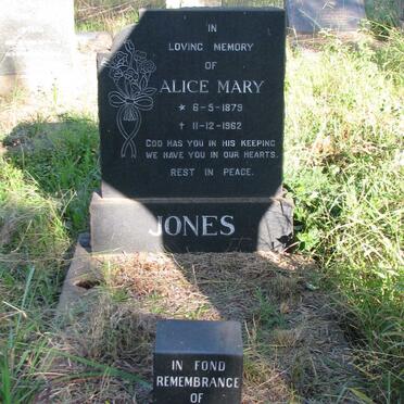 JONES Alice Mary 1879-1962 :: JONES Noel