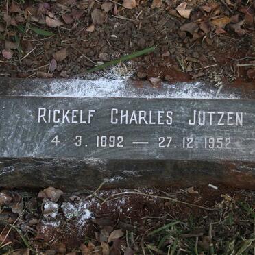 JUTZEN Rickelf Charles 1892-1952