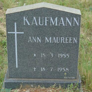 KAUFMANN Ann Maureen 1955-1958