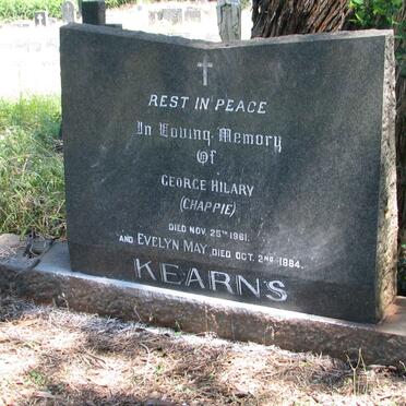 KEARNS George Hilary -1961 &amp; Evelyn May -1984