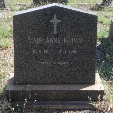 KUISIS Mary Anne 1911-1962