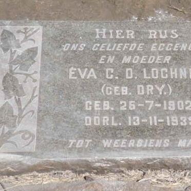 LOCHNER Eva C.D. nee DRY 1902-1939
