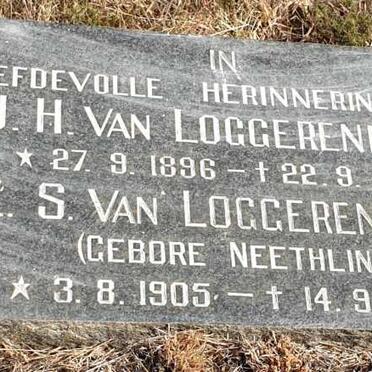 LOGGERENBERG J.H., van 1896-1954 & E.S. NEETHLING 1905-1987