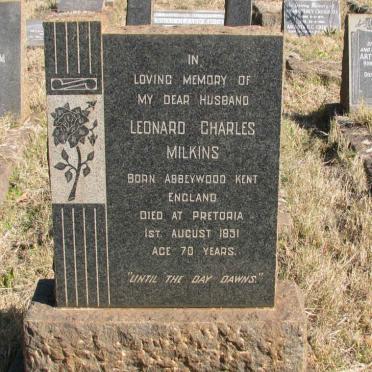 MILKINS Leonard Charles -1951