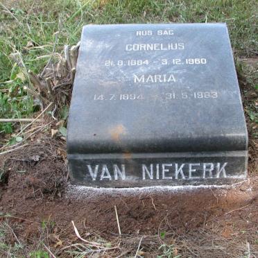 NIEKERK Cornelius, van 1884-1960 &amp; Maria 1894-1983