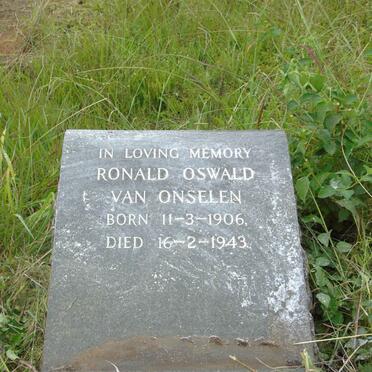 ONSELEN Ronald Oswald, van 1906-1943