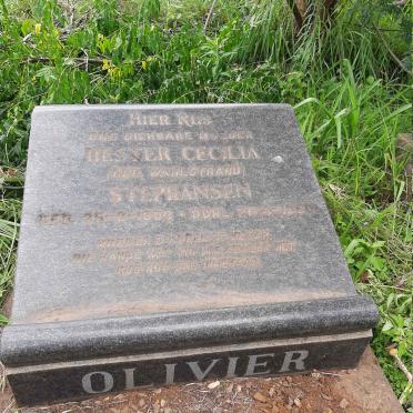 OLIVIER Hester Cecilia voorheen STEPHANSEN nee WAHLSTRAND 1893-1960