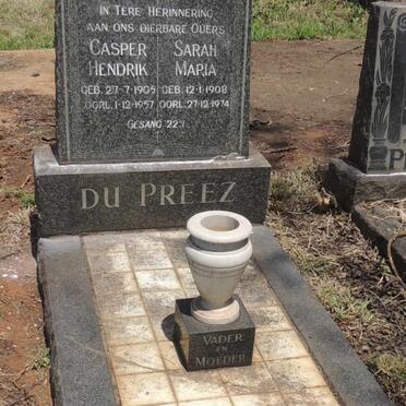 PREEZ Casper Hendrik, du 1905-1957 & Sarah Maria 1908-1974_1