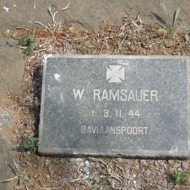 RAMSAUER W. -1944