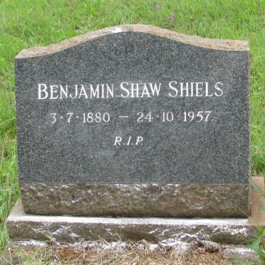 SHIELS Benjamin Shaw 1880-1957