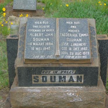 SOUMAN Albert Jan 1884-1943 &amp; Frederika Emma LINDNER 1882-1959