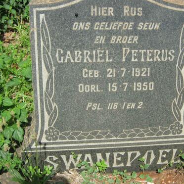 SWANEPOEL Gabriel Peterus 1921-1950