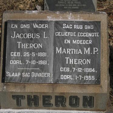 THERON Jacobus L. 1881-1961 & Martha M.P. 1884-1955