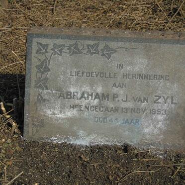ZYL Abraham P.J., van -1953