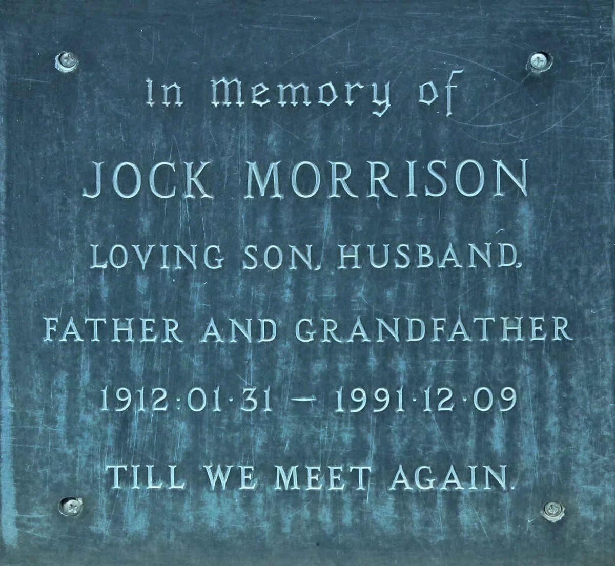 MORRISON Jock 1912-1991