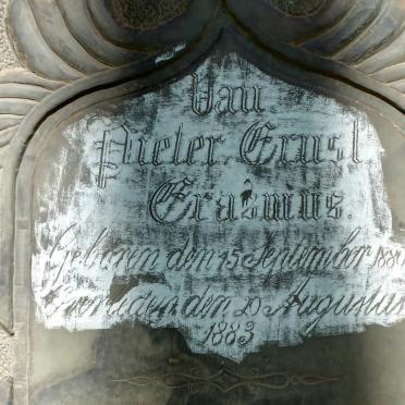 ERASMUS Pieter Ernst 1880-1883