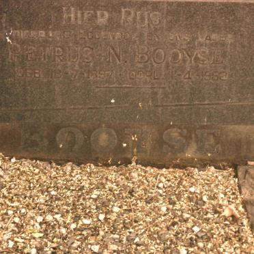 BOOYSE Petrus N. 1897-1962