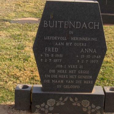 BUITENDACH Fred 1951-1977 &amp; Anna 1948-1977