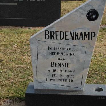 BREDENKAMP Bennie 1946-1977
