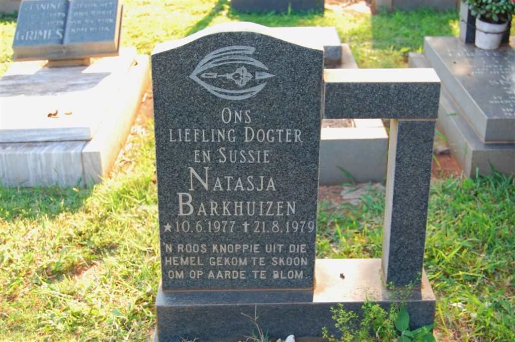 BARKHUIZEN Natasja 1977-1979
