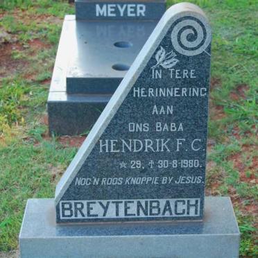 BREYTENBACH Hendrik F.C. 1980-1980