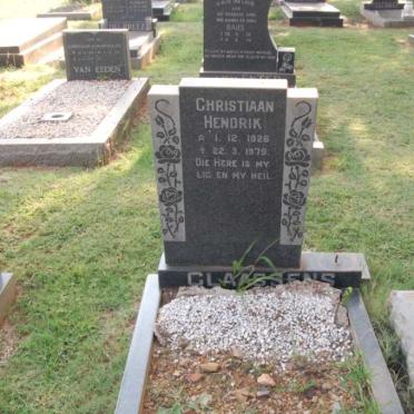 CLAASSENS Christiaan Hendrik 1926-1979