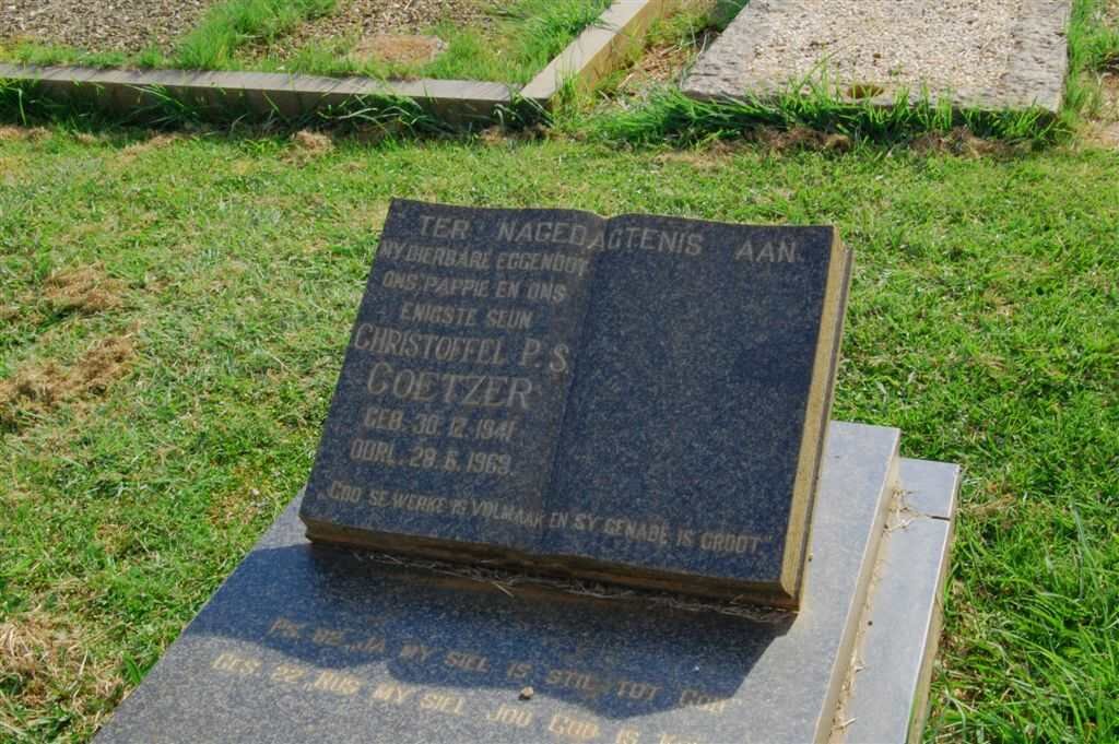 COETZER Christoffel P.S. 1941-1968