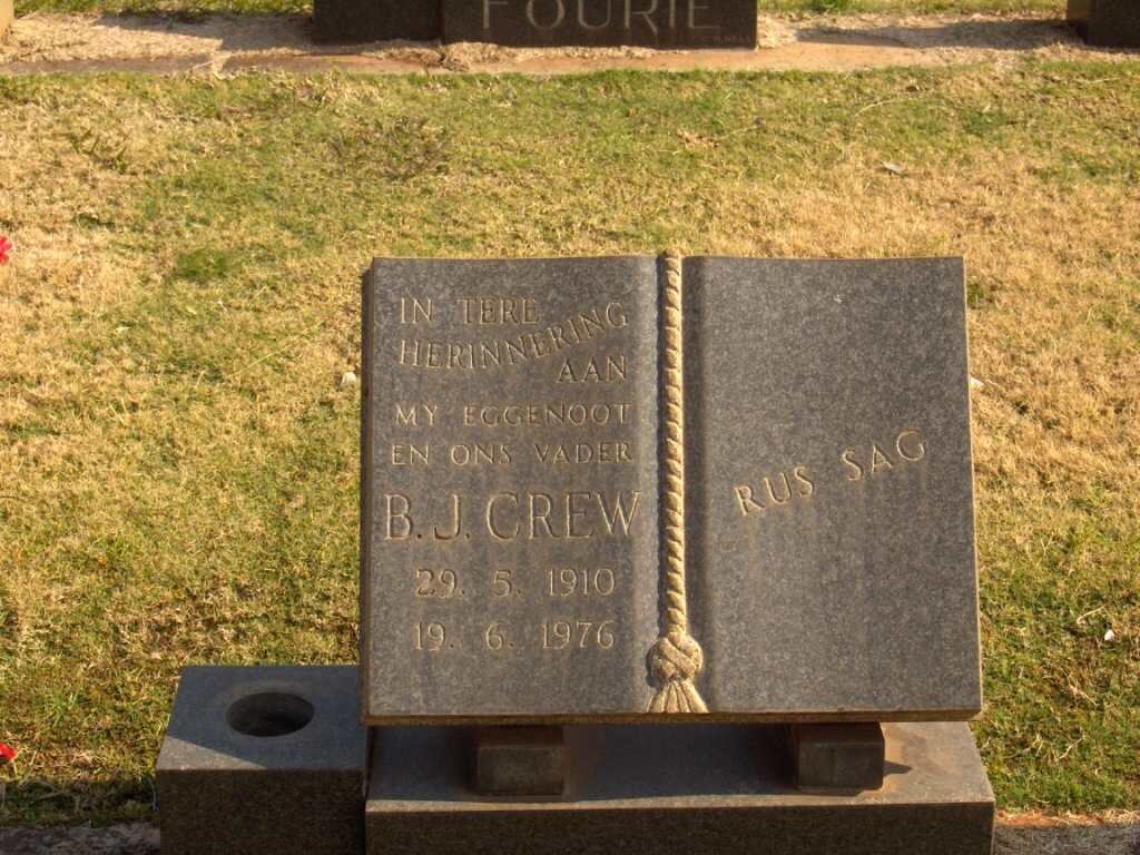 CREW B.J. 1910-1976