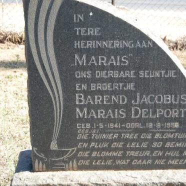 DELPORT Barend Jacobus Marais 1941-1956