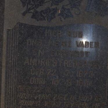 DREYER Andries Frederick 1873 1951