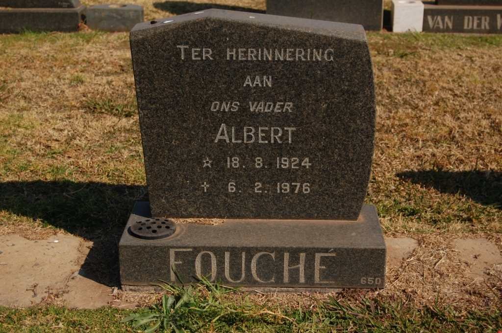 FOUCHE Albert 1924-1976