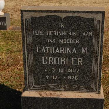 GROBLER Catharina M. 1907-1976