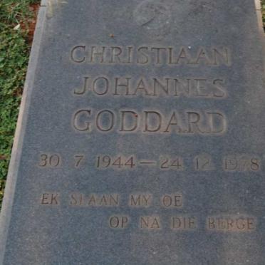 GODDARD Christiaan Johannes 1944-1978