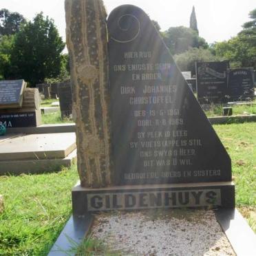 GILDENHUYS Dirk Johannes Christoffel 1951-1969